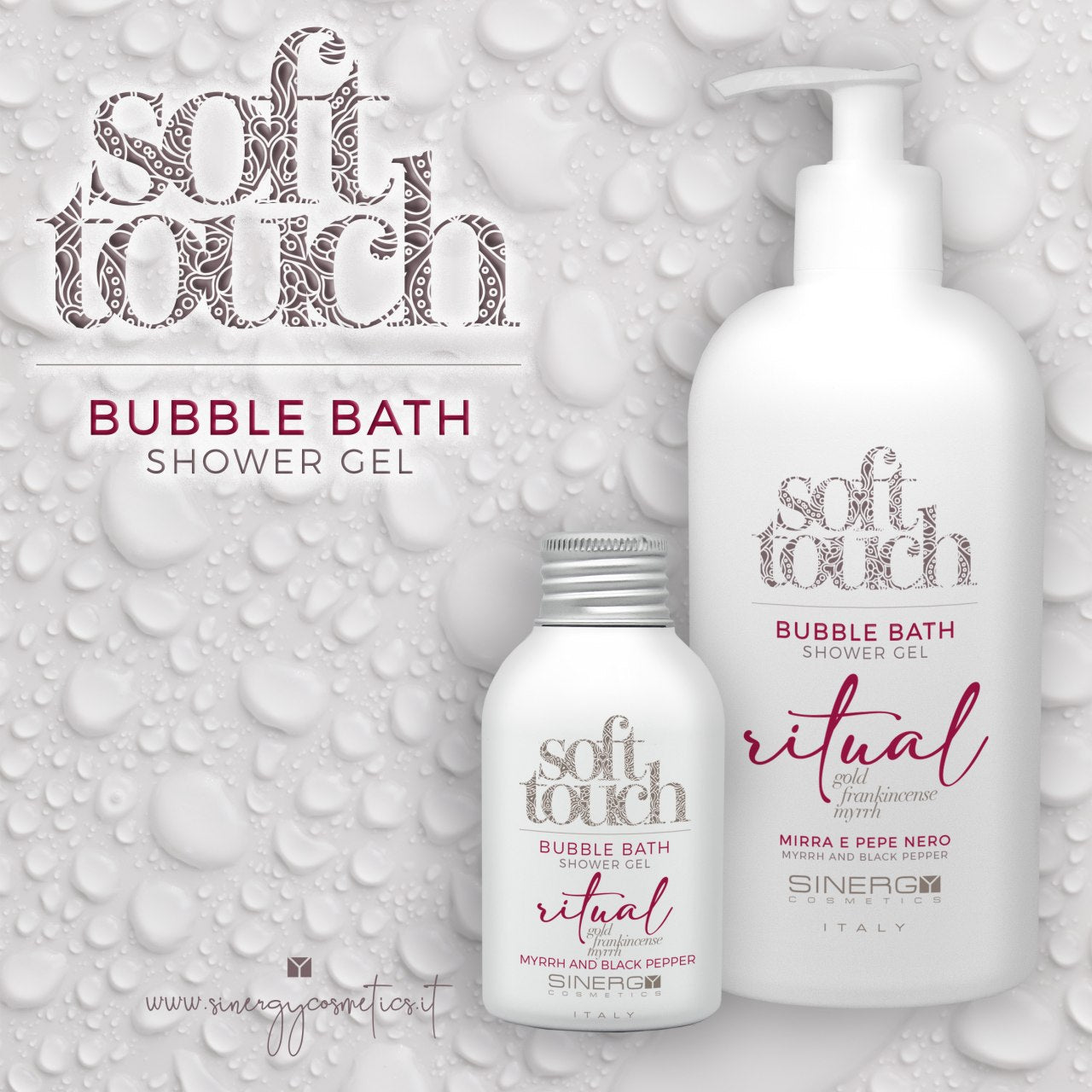 Soft Touch Shower Gel, Sinergy Cosmetics, 500ml