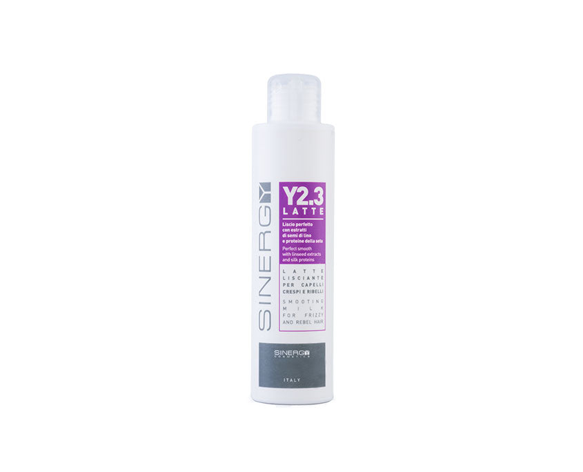 Y2.3 Hydro-Smoothing Milk for Frizzy Hair with Thermal Protection, Sinergy Cosmetics, 150ml